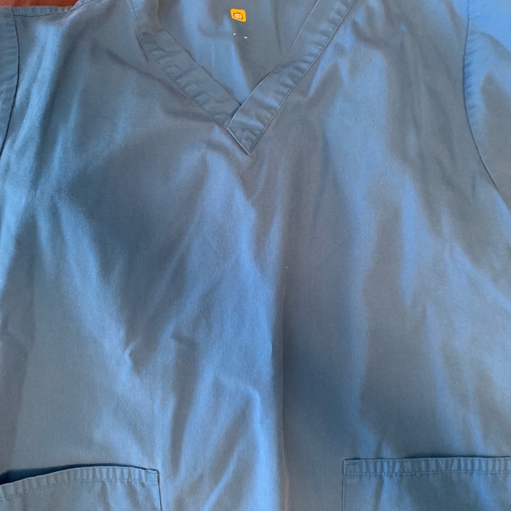 Wink royal blue scrub set